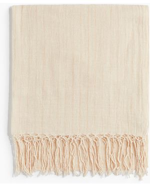H&M Schal aus Leinenmix - Natur