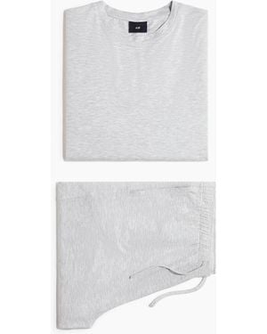 H&M Tricot Pyjama - Wit