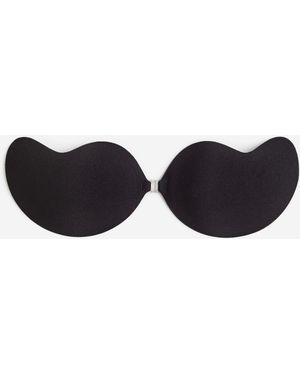 H&M Selbsthaftender Push-up-BH - Schwarz