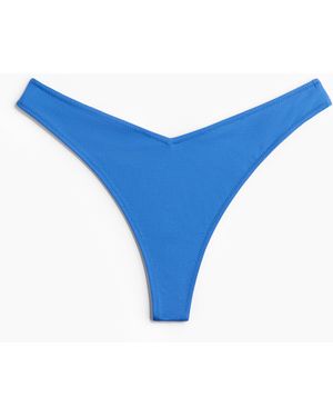 H&M Tanga-Bikinihose - Blau