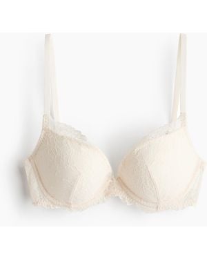 H&M Push-up-BH aus Spitze - Weiß