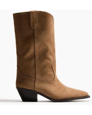 H&M Cowboystiefel - Braun