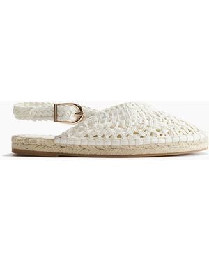 H&M Geflochtene Espadrilles - Weiß
