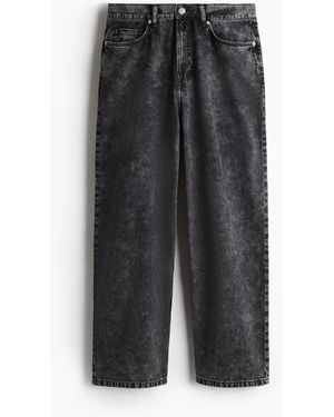 H&M Baggy Jeans - Schwarz