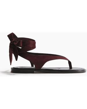 H&M Sandalen mit Bindedetail - Rot