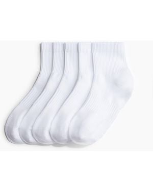 H&M 5er-Pack Sportsocken mit DryMove - Weiß