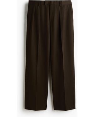 H&M Anzughose in Loose Fit - Schwarz