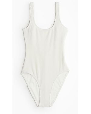 H&M Always Fits Tank One-piece - Weiß