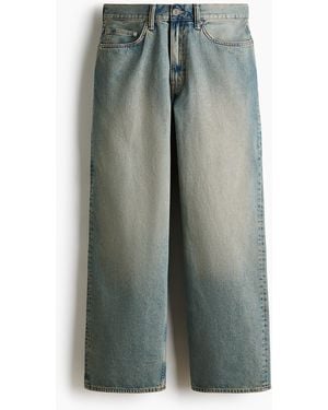 H&M Baggy Jeans - Groen