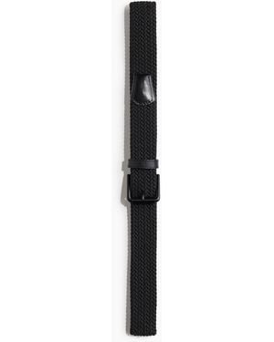H&M Elastischer Stoffgürtel - Schwarz