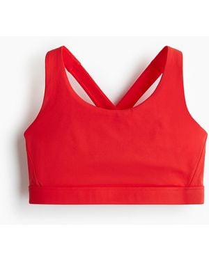 H&M Sport-BH mit DryMove Medium Support - Rot