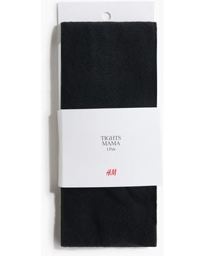 H&M MAMA Feinstrick-Strumpfhose - Schwarz