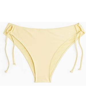 H&M Cheeky Tie-Tanga Bikinihose - Mehrfarbig