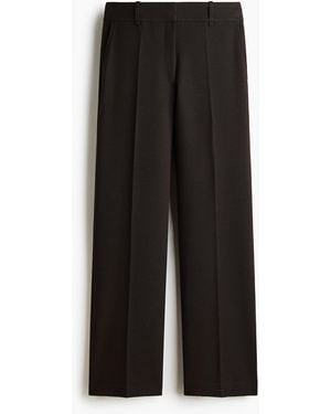 H&M Elegante Twillhose - Schwarz