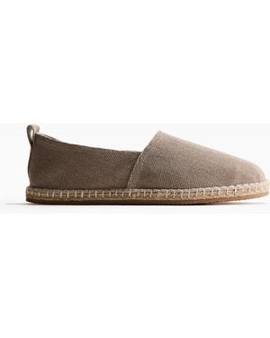 H&M Espadrilles aus Canvas - Braun
