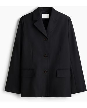 H&M Wool-blend blazer - Schwarz
