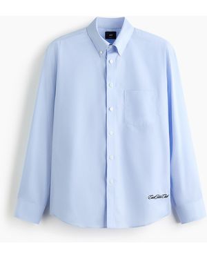 H&M Hemd in Relaxed Fit - Blau