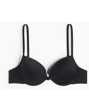H&M Push-up-Bikinitop - Schwarz