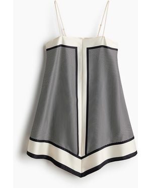 H&M Trägerkleid in A-Linie - Grau