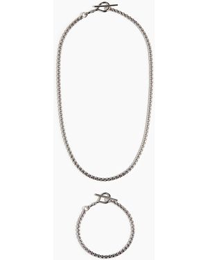 H&M 2er-Pack Kette und Armbänder - Weiß