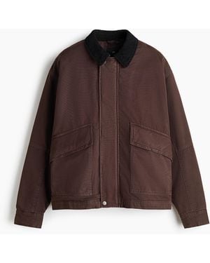 H&M Jacke im Workwear-Look - Braun