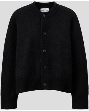 H&M Cardigan aus Mohairmix in Relaxed Fit - Schwarz