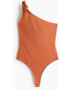 H&M One-Shoulder-Tangabody - Orange