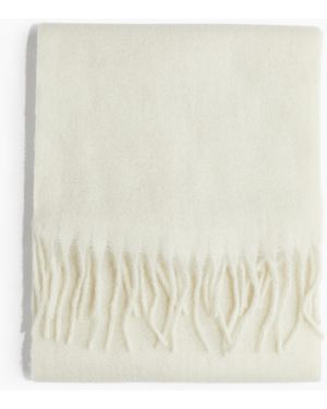 H&M Schal aus Webstoff - Weiß