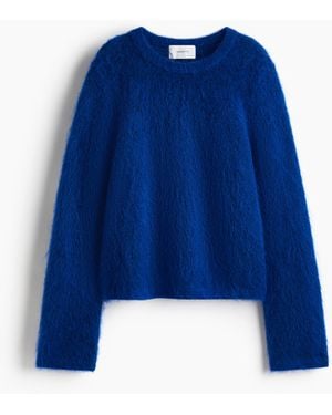 H&M Trui Van Mohairmix - Blauw