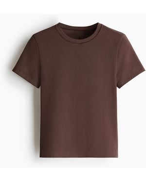 H&M Lichtgewicht Yogatop Met Softmove - Bruin