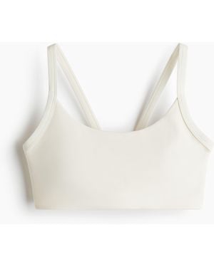 H&M Sport-BH mit SoftMoveTM Medium Support - Weiß