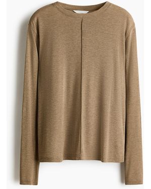 H&M Langarmpullover - Natur