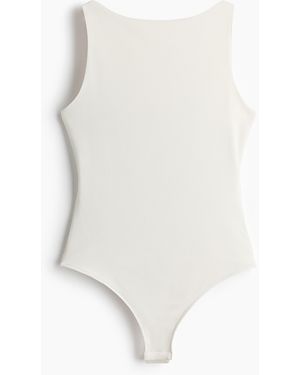H&M Stringbody Met Gedraaid Detail - Wit