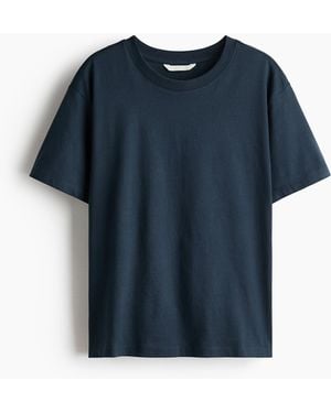 H&M Katoenen T-shirt - Blauw