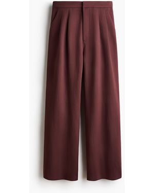 H&M Twillhose aus Viskosegemisch - Lila