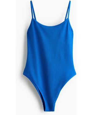 H&M Badpak Met Padded Cups - Blauw