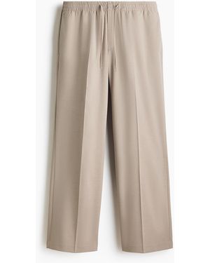 H&M Hose in Loose Fit - Natur