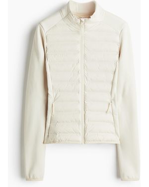 H&M Wattierte Hybridjacke mit ThermoMoveTM - Weiß