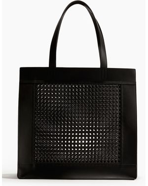 H&M Shopper aus Rattan - Schwarz