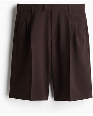 H&M Bermudashorts in Loose Fit - Schwarz