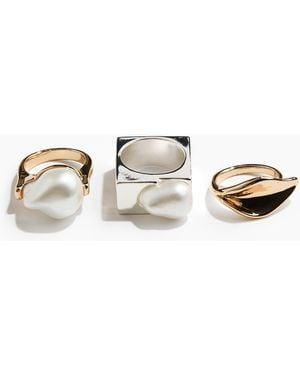 H&M Set Van 3 Ringen - Meerkleurig