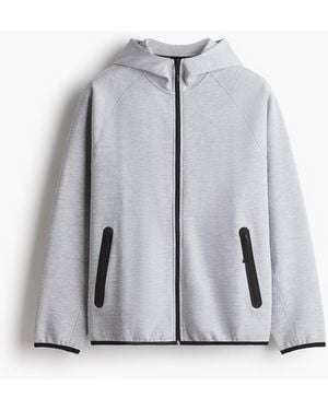 H&M Sport-Hoodiejacke mit DryMove - Grau