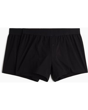 H&M 2er-Pack Boxershorts mit Lycra® - Schwarz