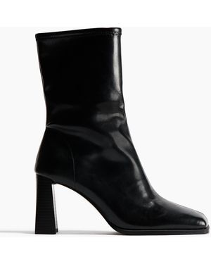 H&M Stiefeletten mit Blockabsatz - Schwarz