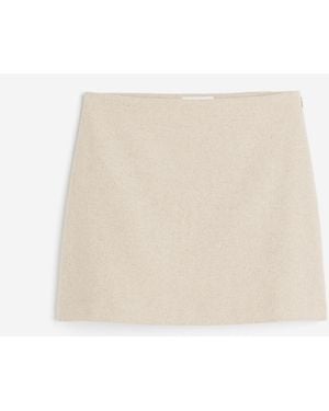 H&M Minirok - Naturel
