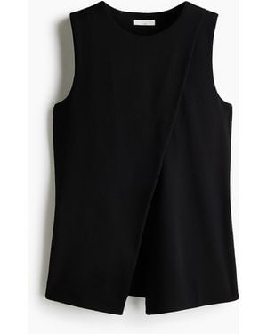 H&M MAMA Stilltop mit Wickeldetail - Schwarz