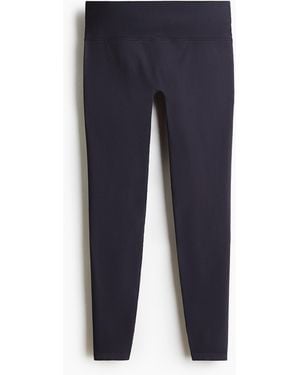 H&M Seamless sportlegging Met Drymove - Blauw