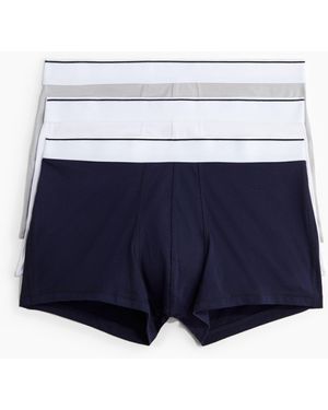 H&M 3er-Pack Kurze Trunks mit Lycra® - Blau