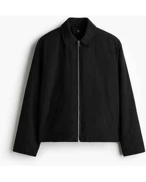 H&M Regular Fit Nylon jacket - Schwarz