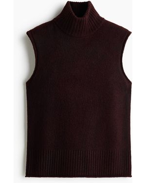 H&M Slip-over Met Turtleneck - Zwart